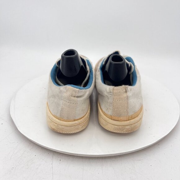 Vintage Converse One Star Chris Evert Women Size 9 White Blue Training Shoes - Picture 6 of 16